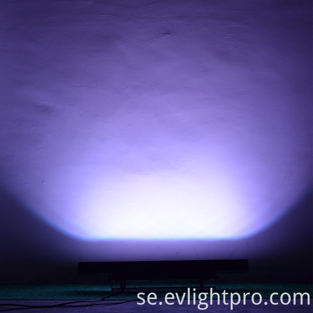 Evenemangsutrustning Väggbricka Projektor RGB 3-i-1 COB LED Blink Bar Ljus Varje pixelkontroll